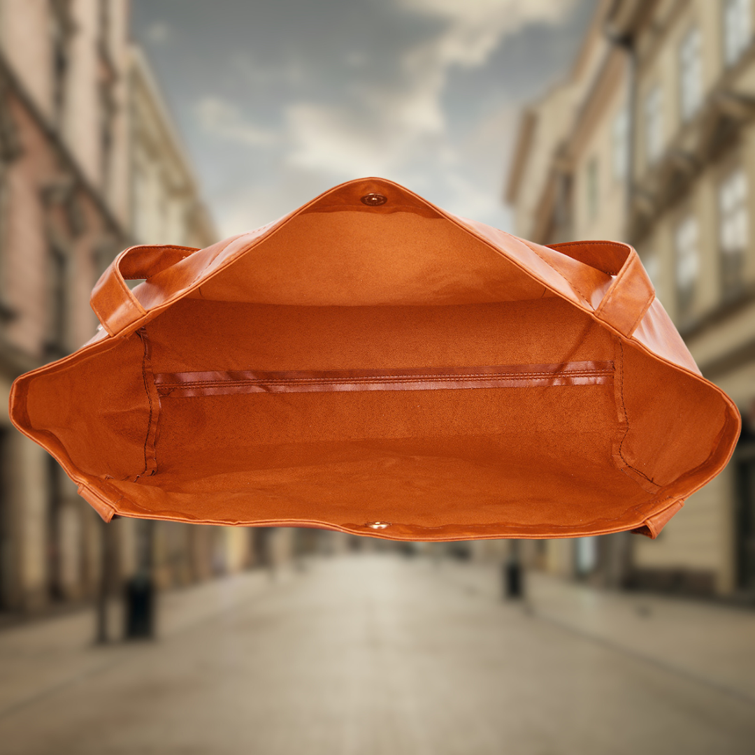 Sarah™ | Borsa da donna con effetto morbida pelle