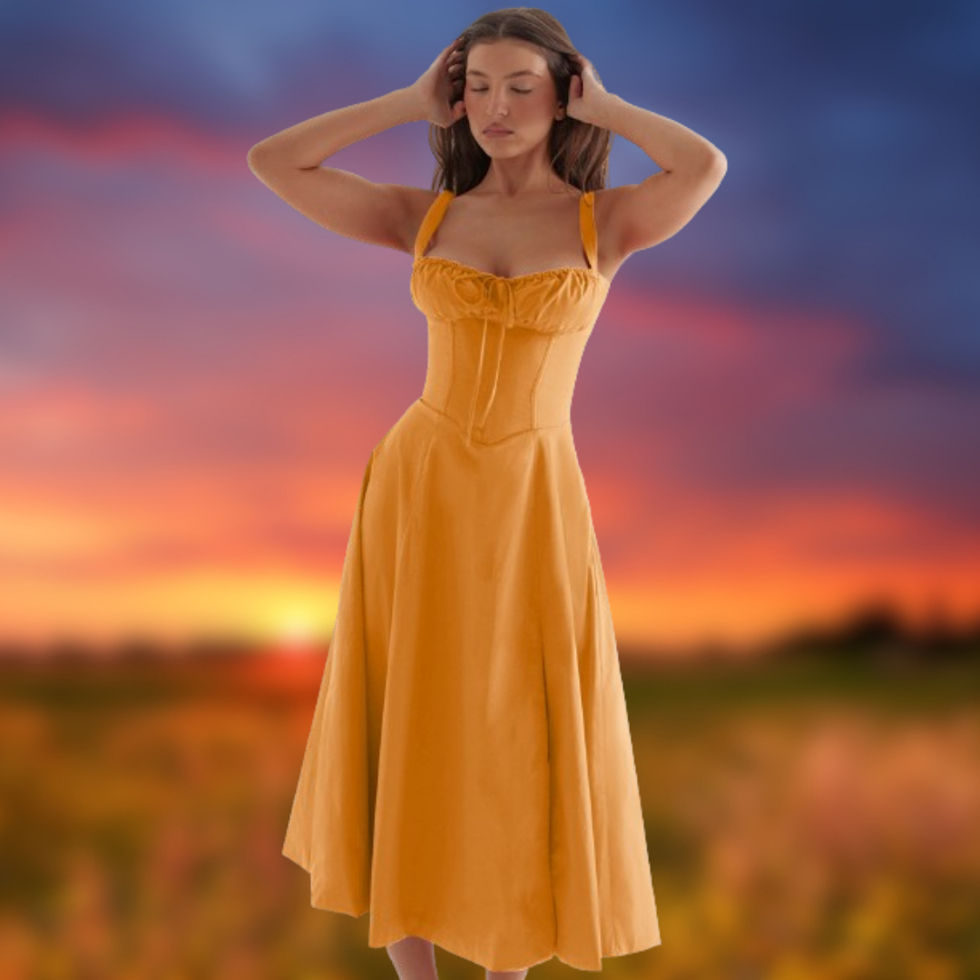 Carmen™ | Abito elegante da sera con spalline