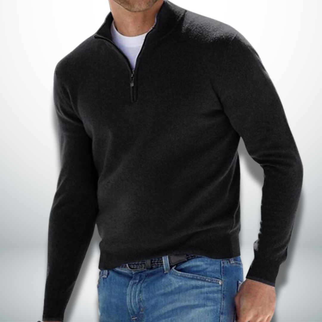 Sebastiano™ | Pullover casual da uomo con zip