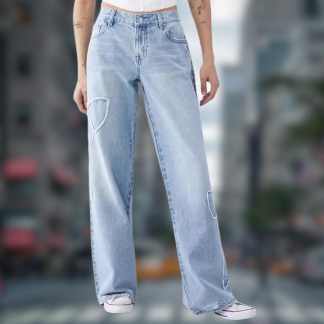 Nancy™ | Jeans retrò a gamba larga