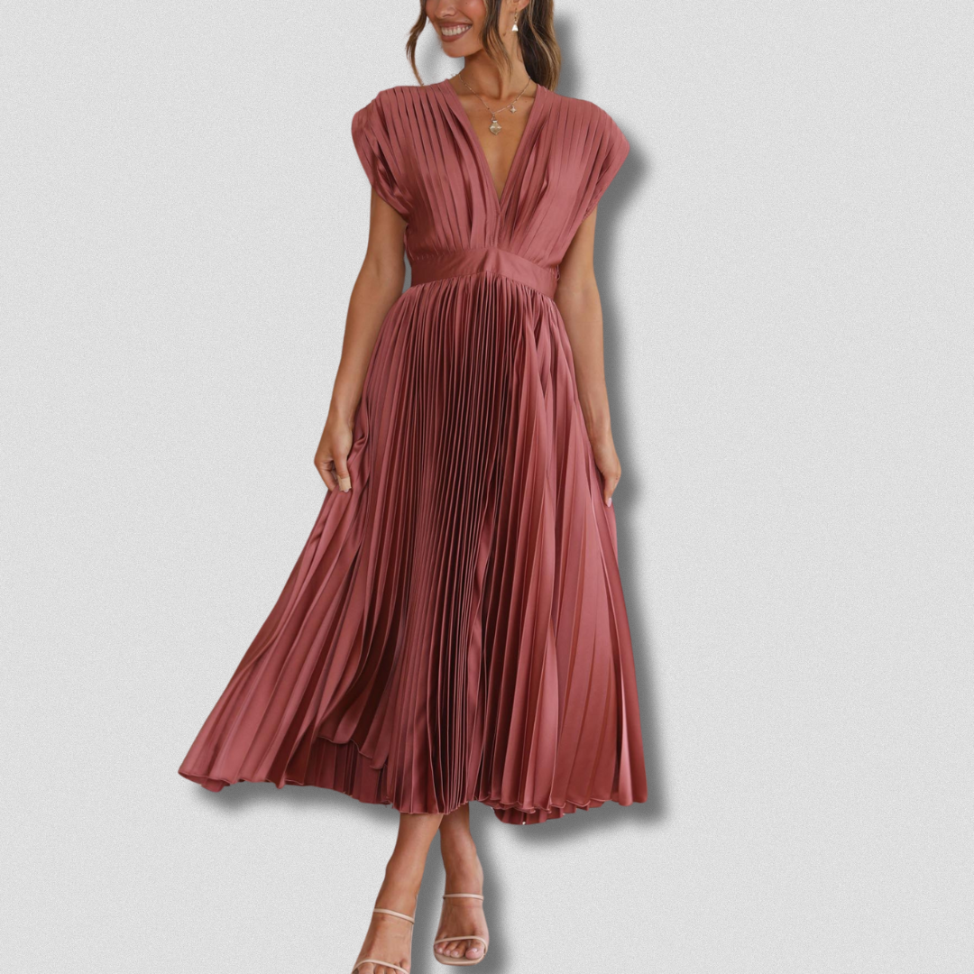 Marianne™ | Abito elegante premium a pieghe