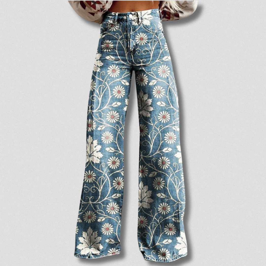 Antonia™ | Pantalone retrò a gamba larga (No denim)