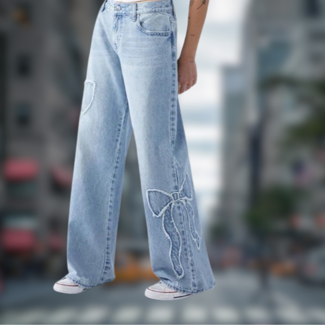 Nancy™ | Jeans retrò a gamba larga