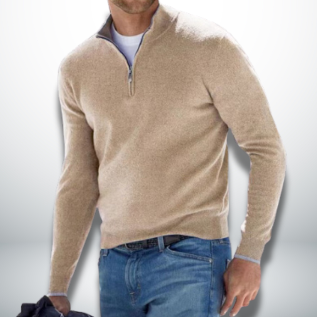 Sebastiano™ | Pullover casual da uomo con zip