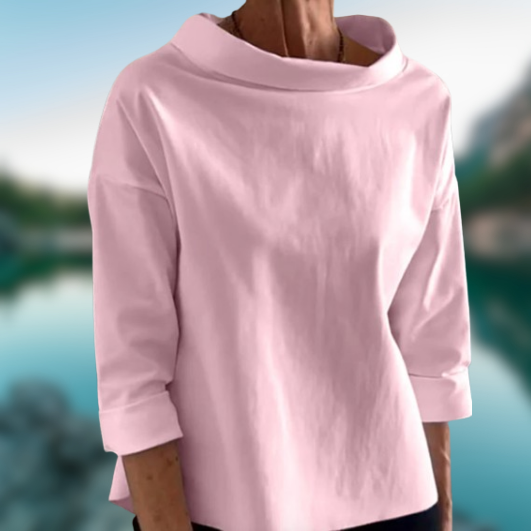 Miriam™ | Felpa casual con reverse