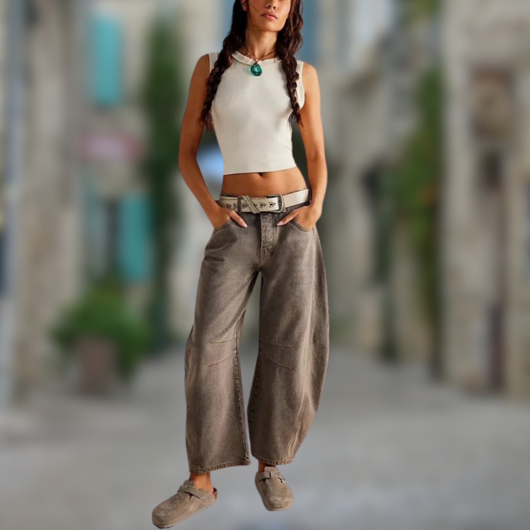Olivia™ | Jeans da donna a gamba larga