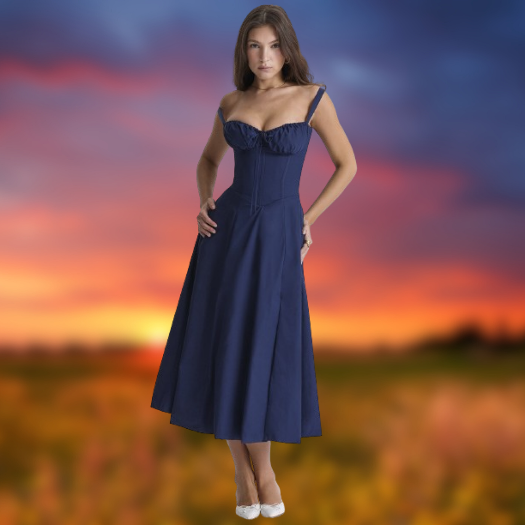 Carmen™ | Abito elegante da sera con spalline