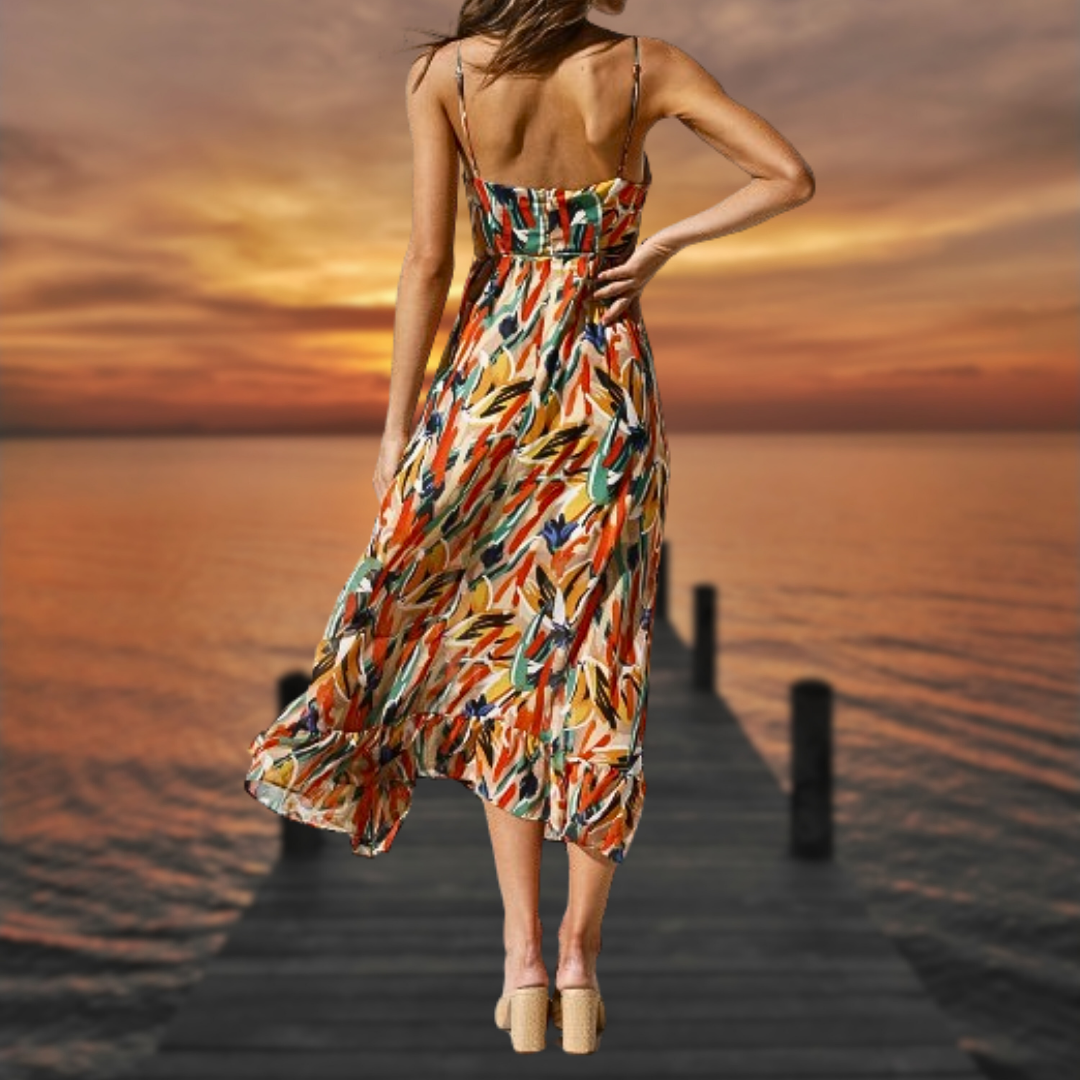 Esther™ | Abito da sera con fantasia Boho