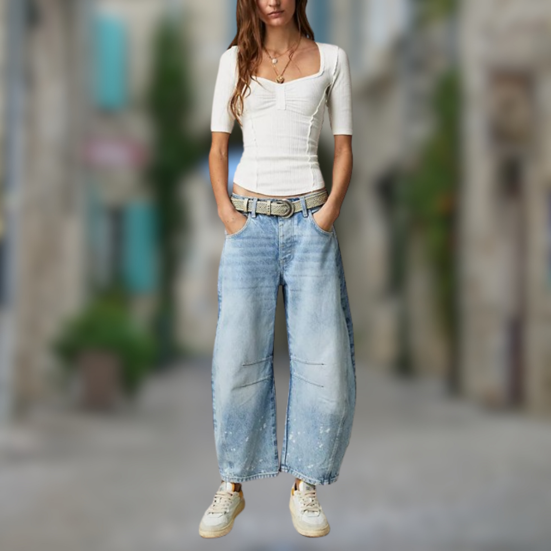 Olivia™ | Jeans da donna a gamba larga