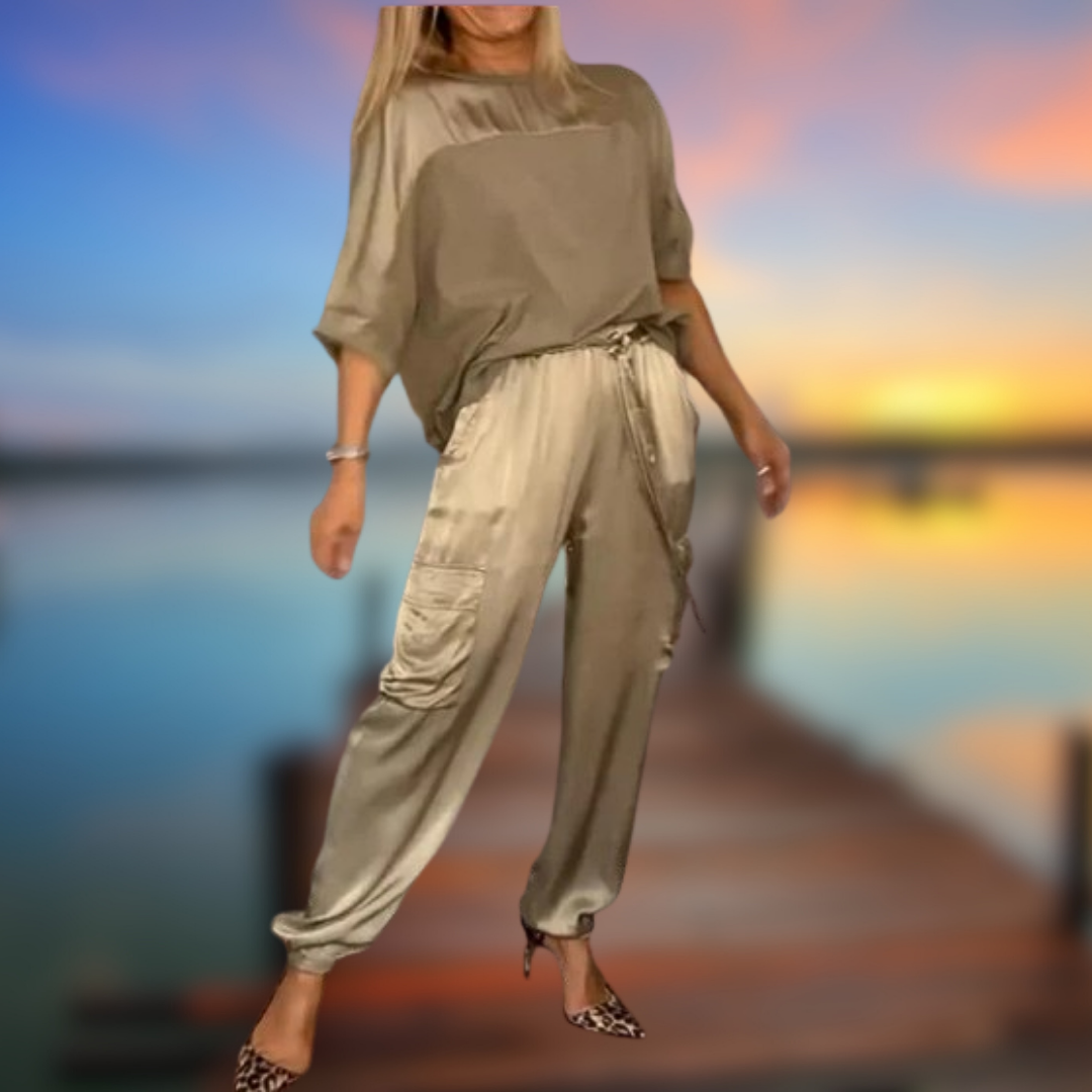 Zaira™ | Set casual effetto raso