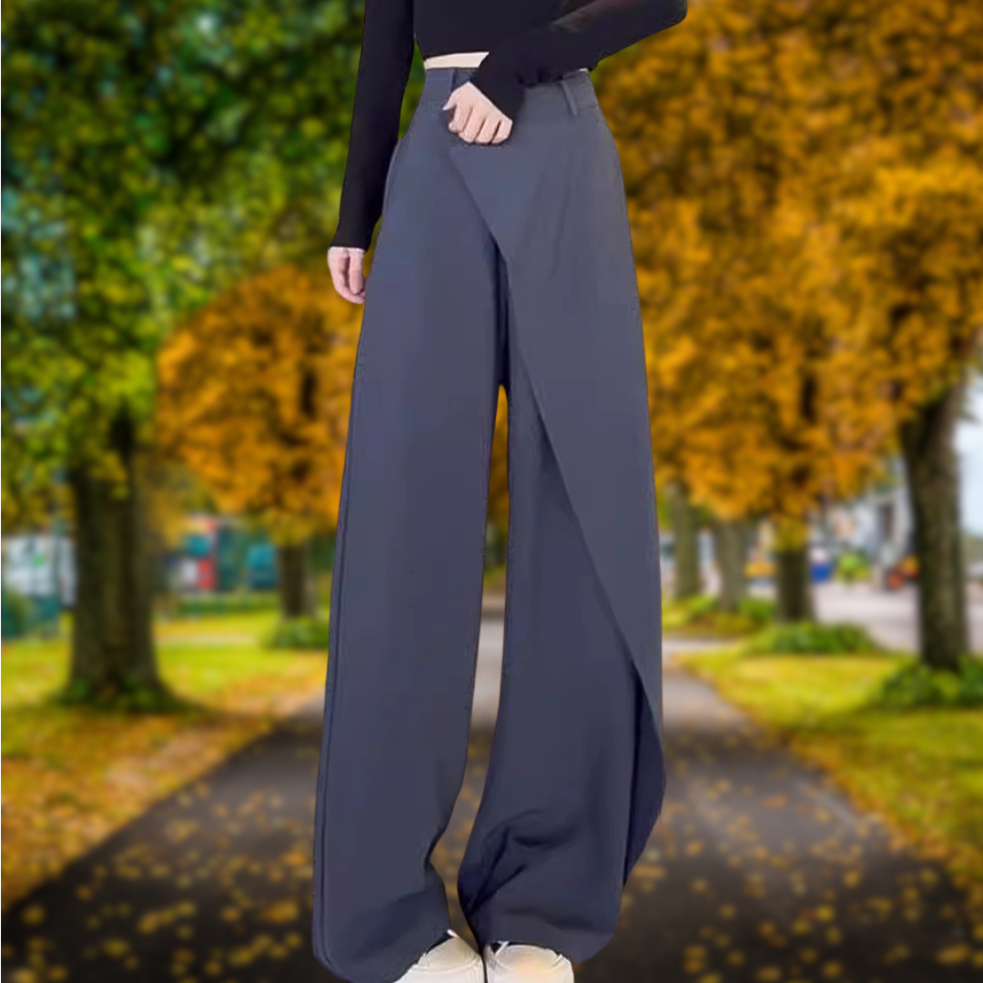 Matilde™ | Pantaloni asimmetrici a vita alta