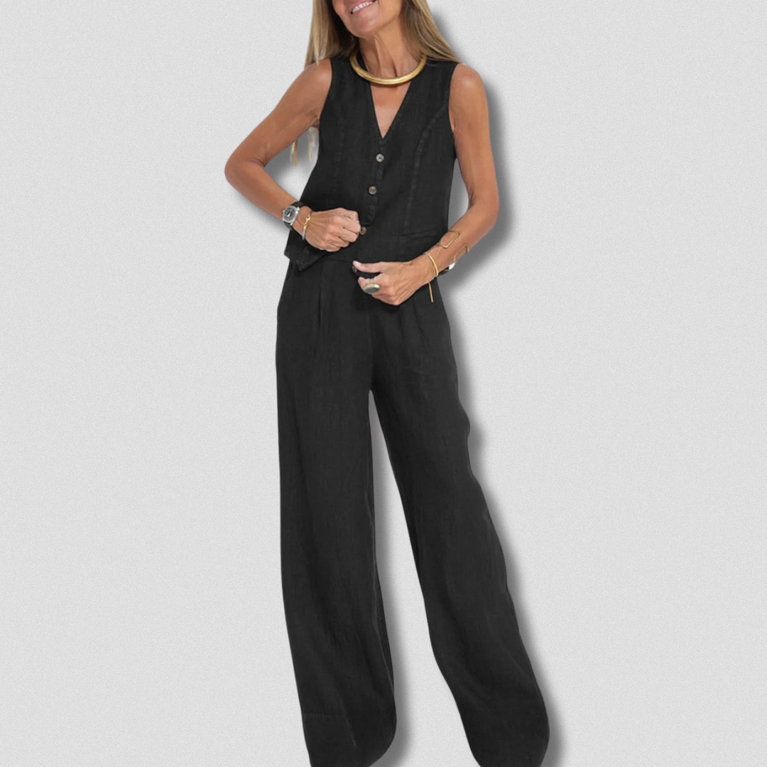 Delfina™ | Completo a due pezzi artigianale da donna