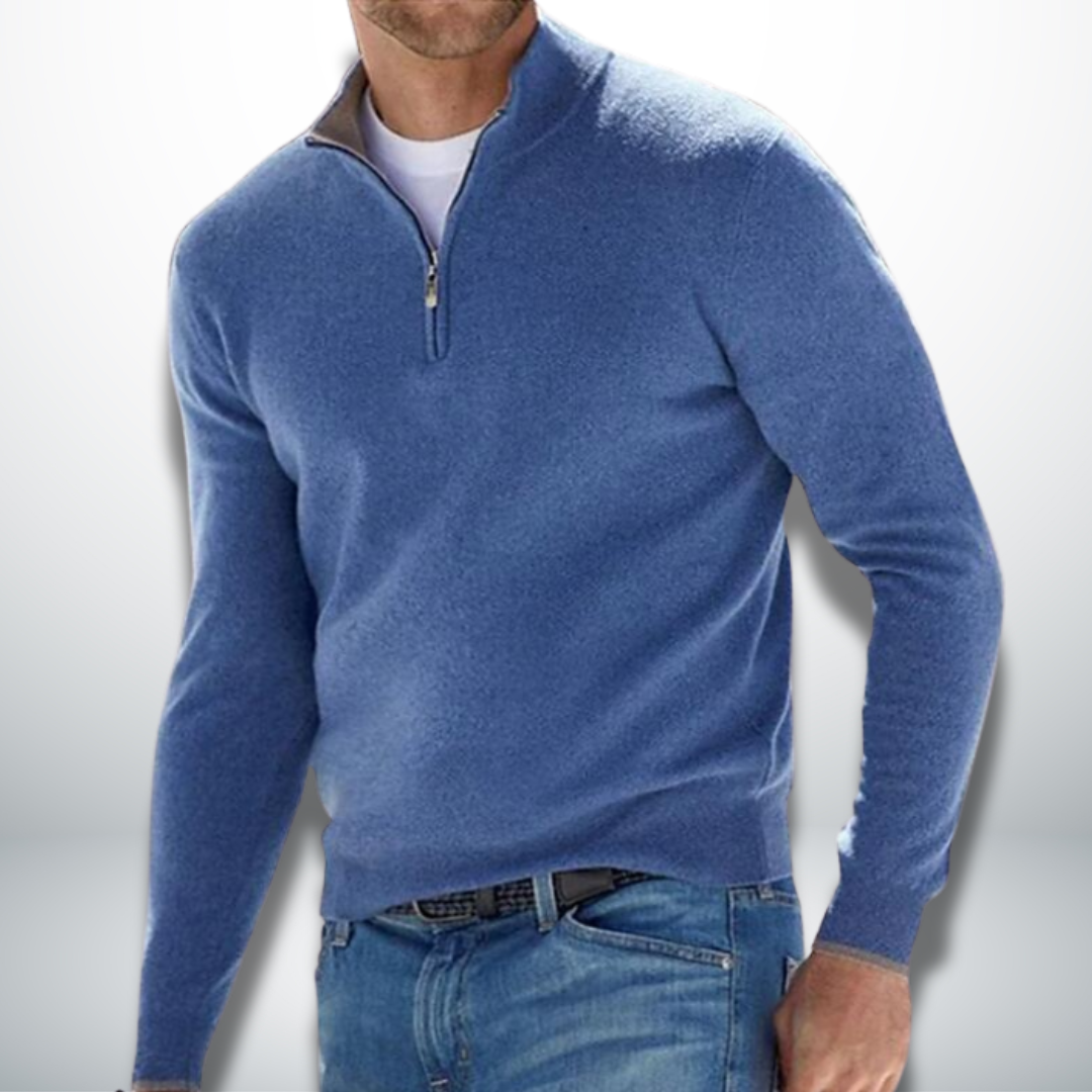 Sebastiano™ | Pullover casual da uomo con zip