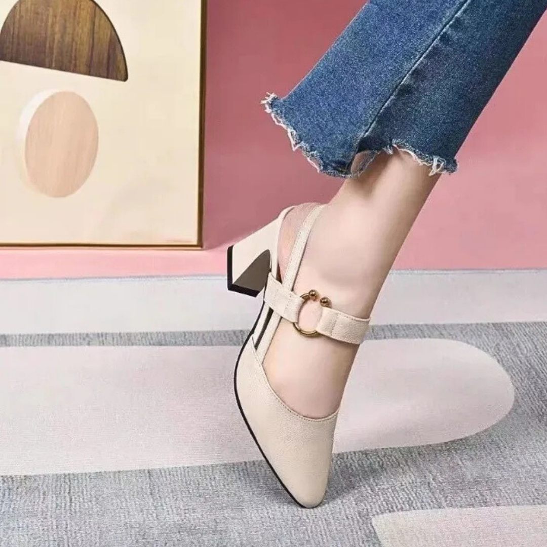 Marilena™ | Tacco piatto formale ed elegante