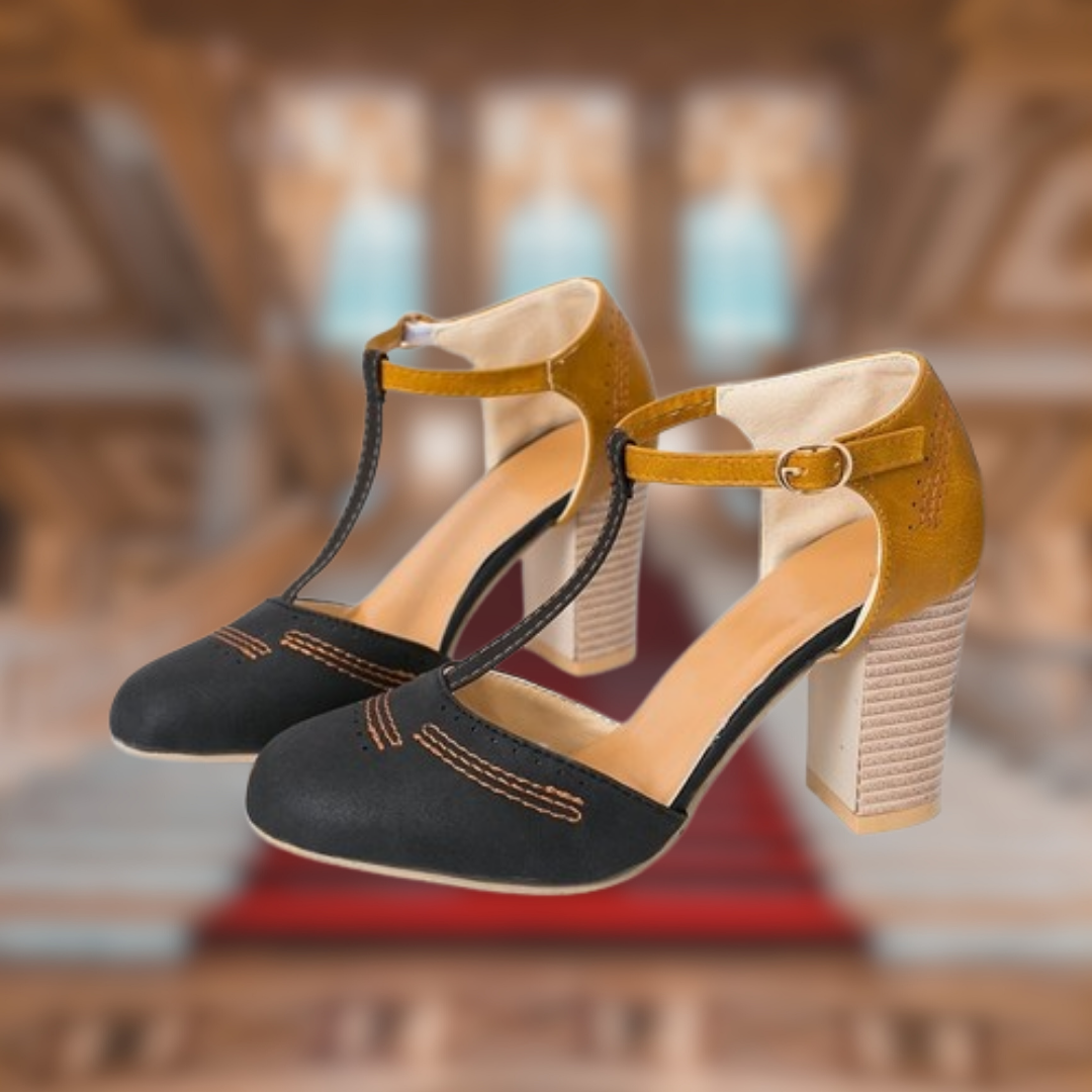 Grace™ | Tacco chiuso in stile retrò