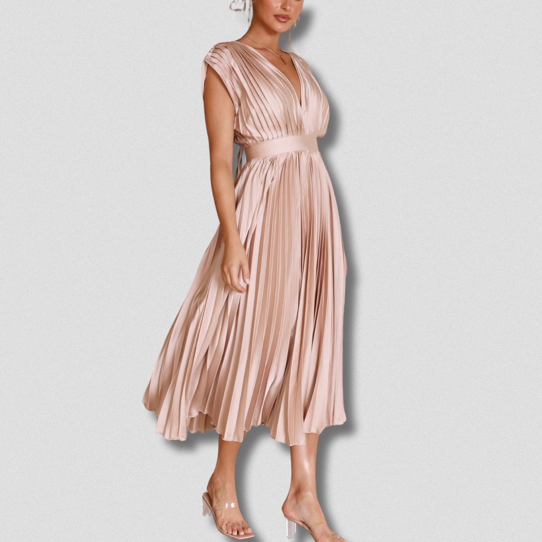 Marianne™ | Abito elegante premium a pieghe