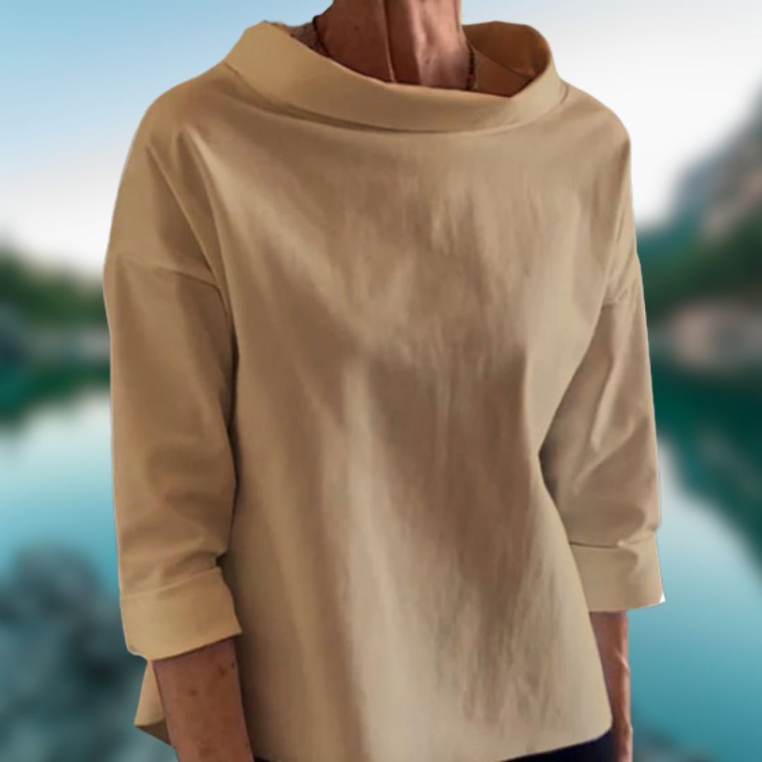 Miriam™ | Felpa casual con reverse