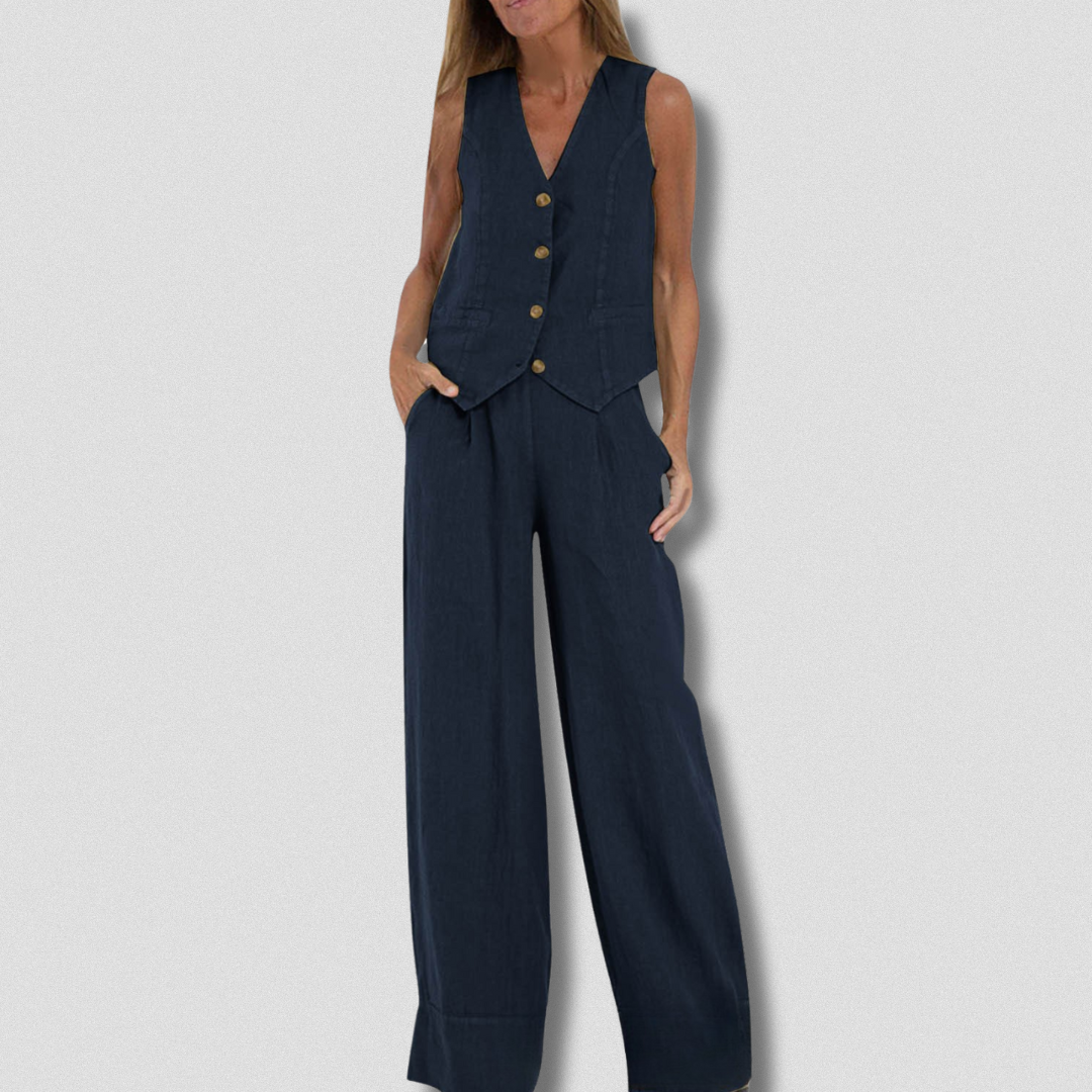 Delfina™ | Completo a due pezzi artigianale da donna