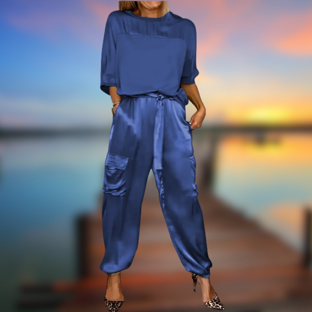 Zaira™ | Set casual effetto raso