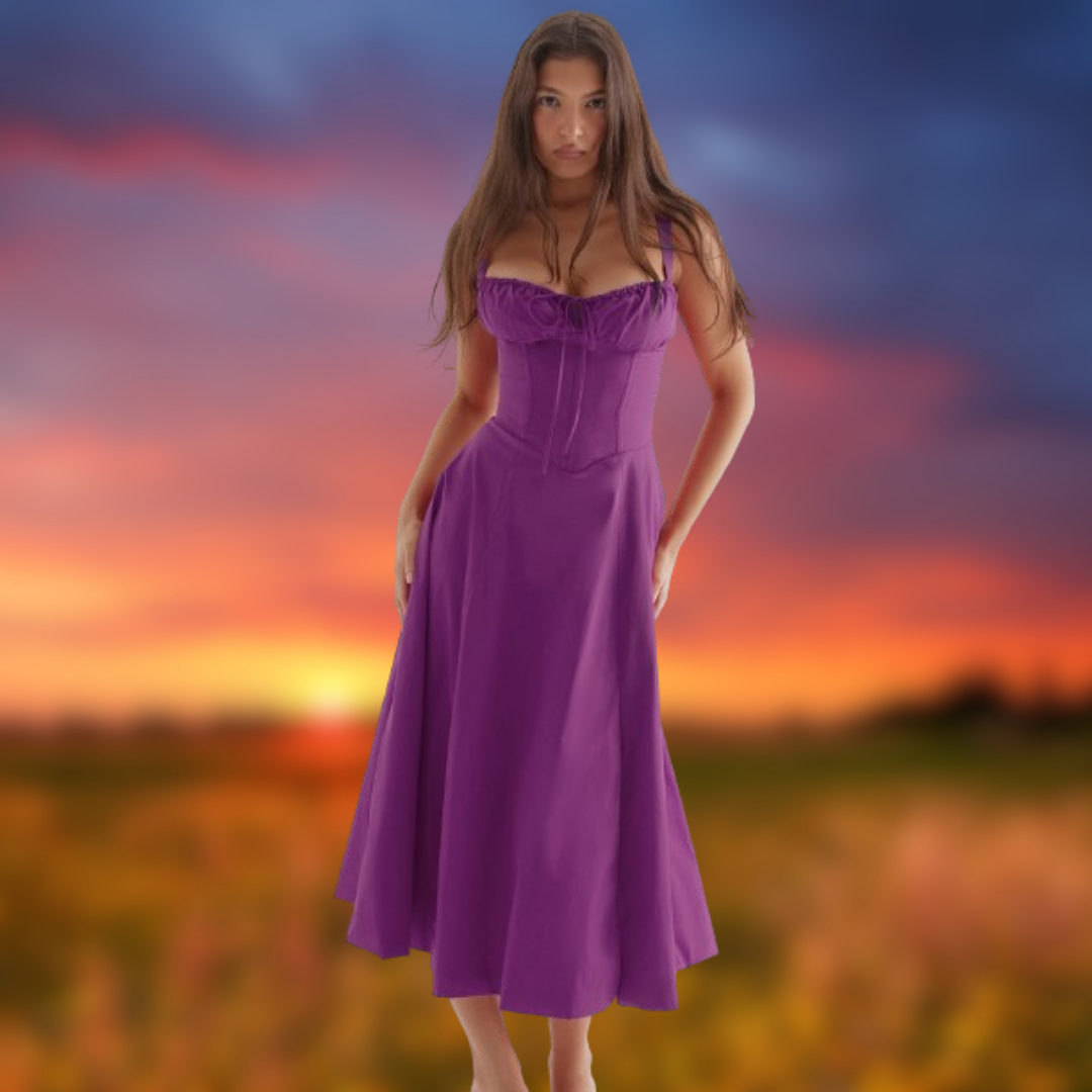 Carmen™ | Abito elegante da sera con spalline