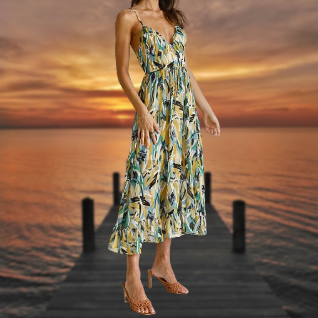 Esther™ | Abito da sera con fantasia Boho