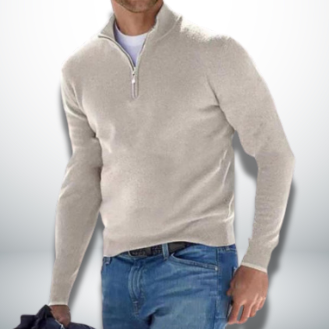 Sebastiano™ | Pullover casual da uomo con zip