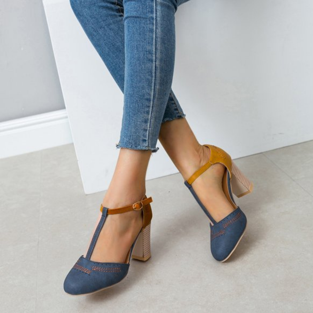Grace™ | Tacco chiuso in stile retrò