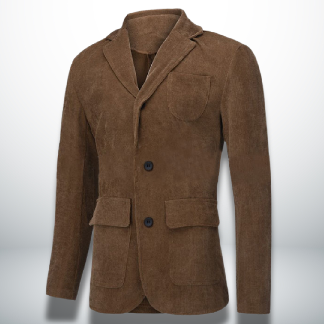 Emanuele™ | Giacca elegante con effetto velluto