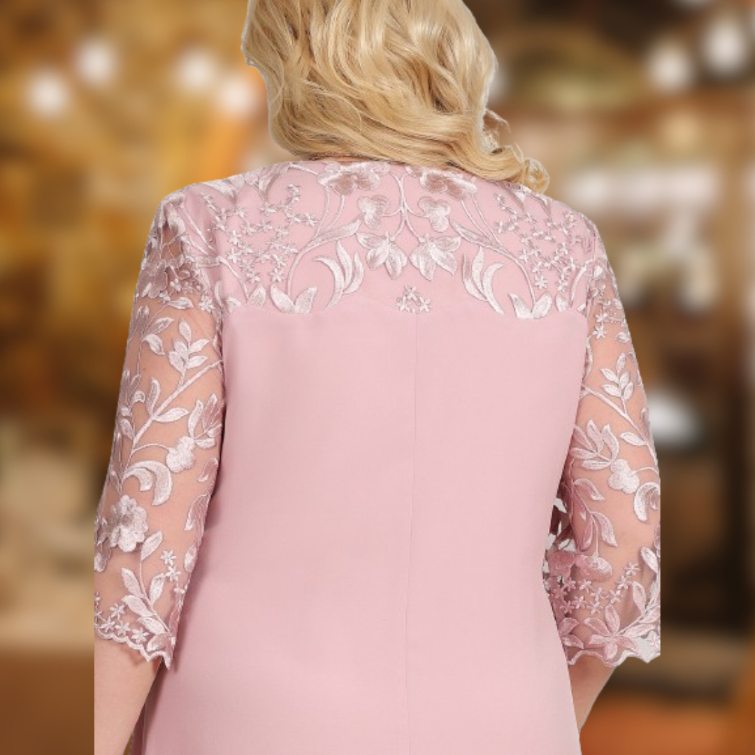 Astrid™ | Abito elegante ricamato