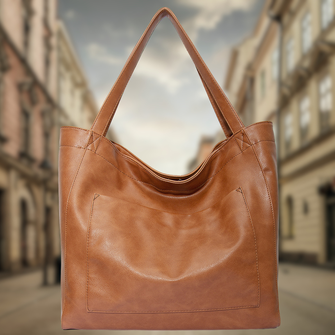 Sarah™ | Borsa da donna con effetto morbida pelle