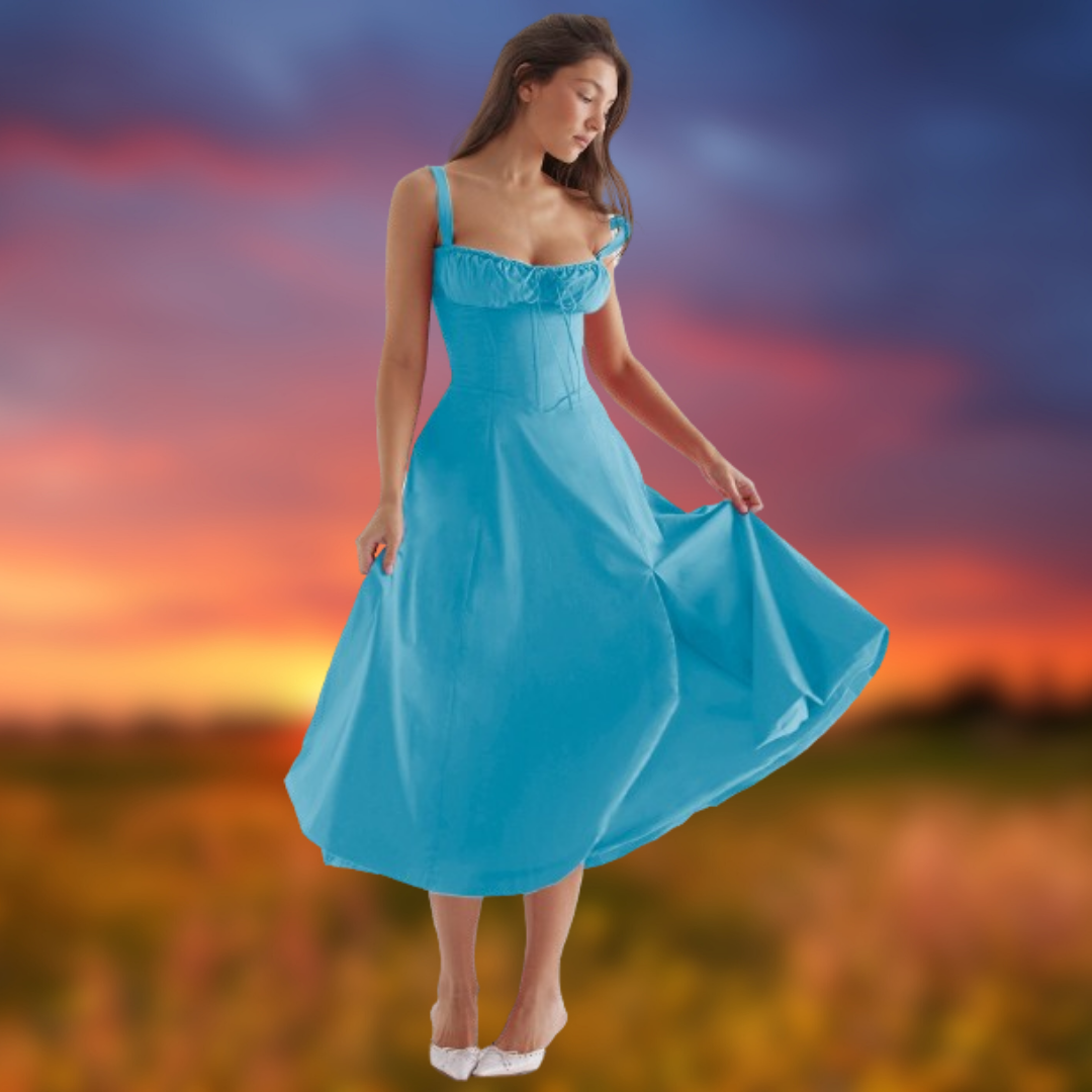 Carmen™ | Abito elegante da sera con spalline