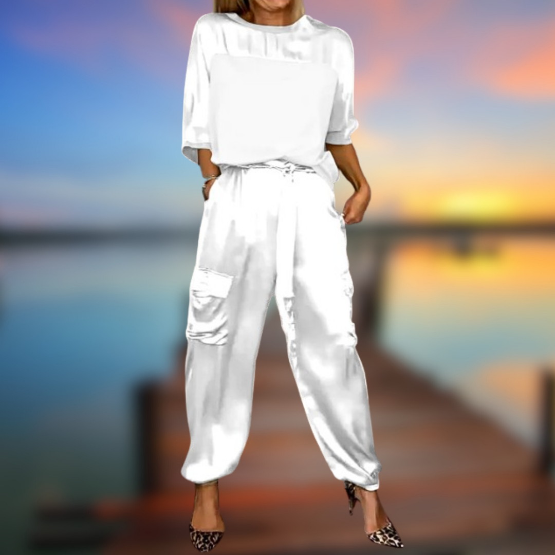 Zaira™ | Set casual effetto raso