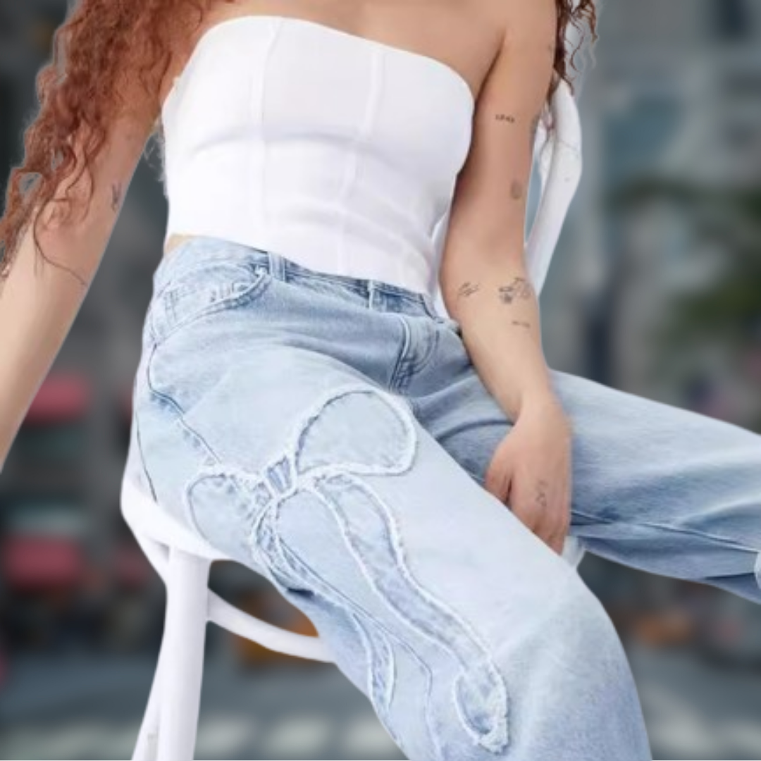 Nancy™ | Jeans retrò a gamba larga