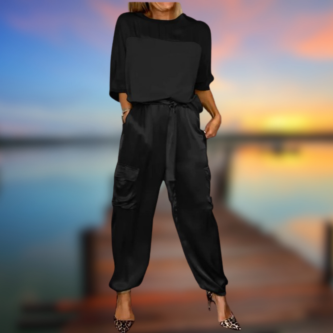 Zaira™ | Set casual effetto raso