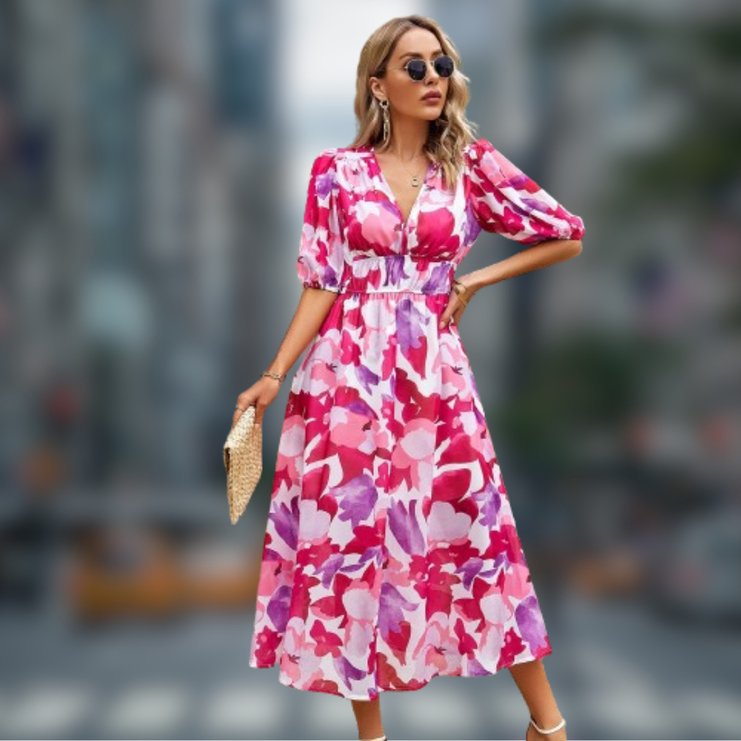 Camilla™ | Abito da sera con scollo a V