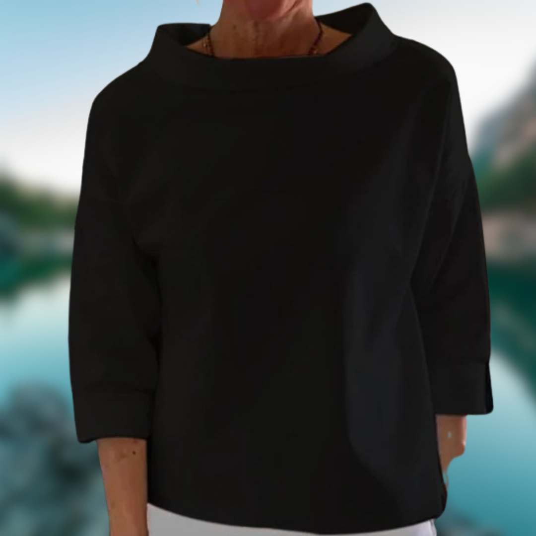 Miriam™ | Felpa casual con reverse