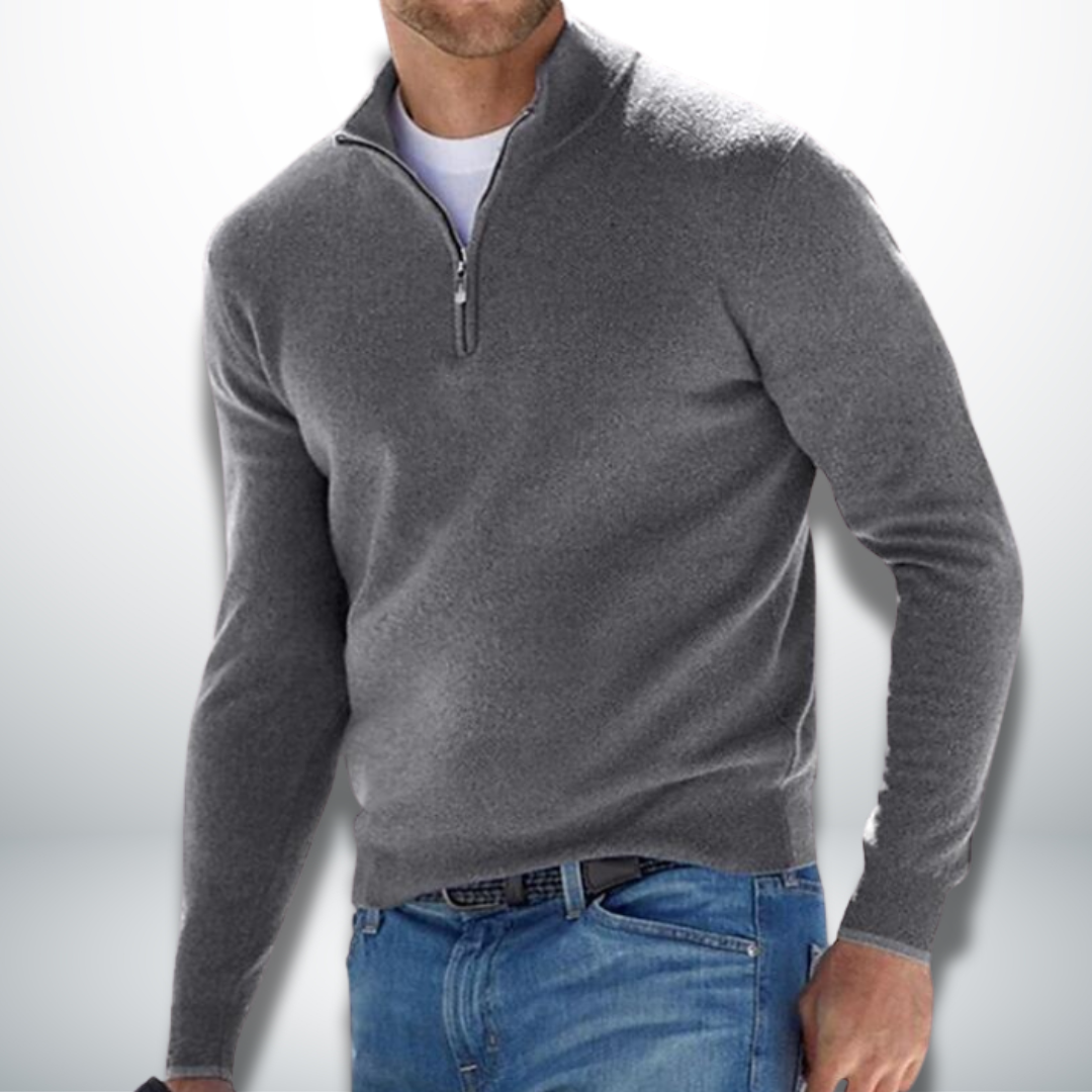 Sebastiano™ | Pullover casual da uomo con zip