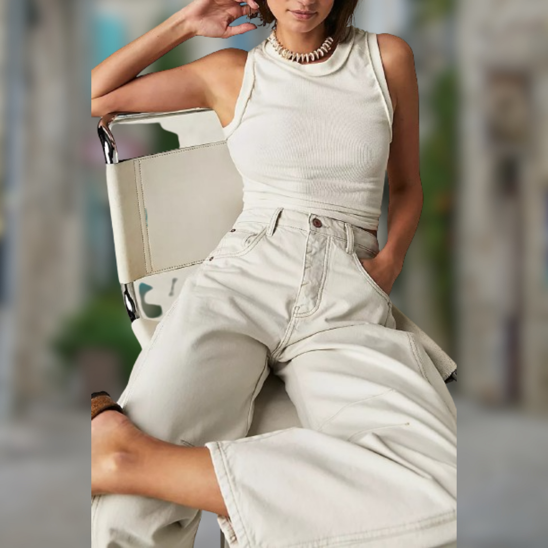 Olivia™ | Jeans da donna a gamba larga