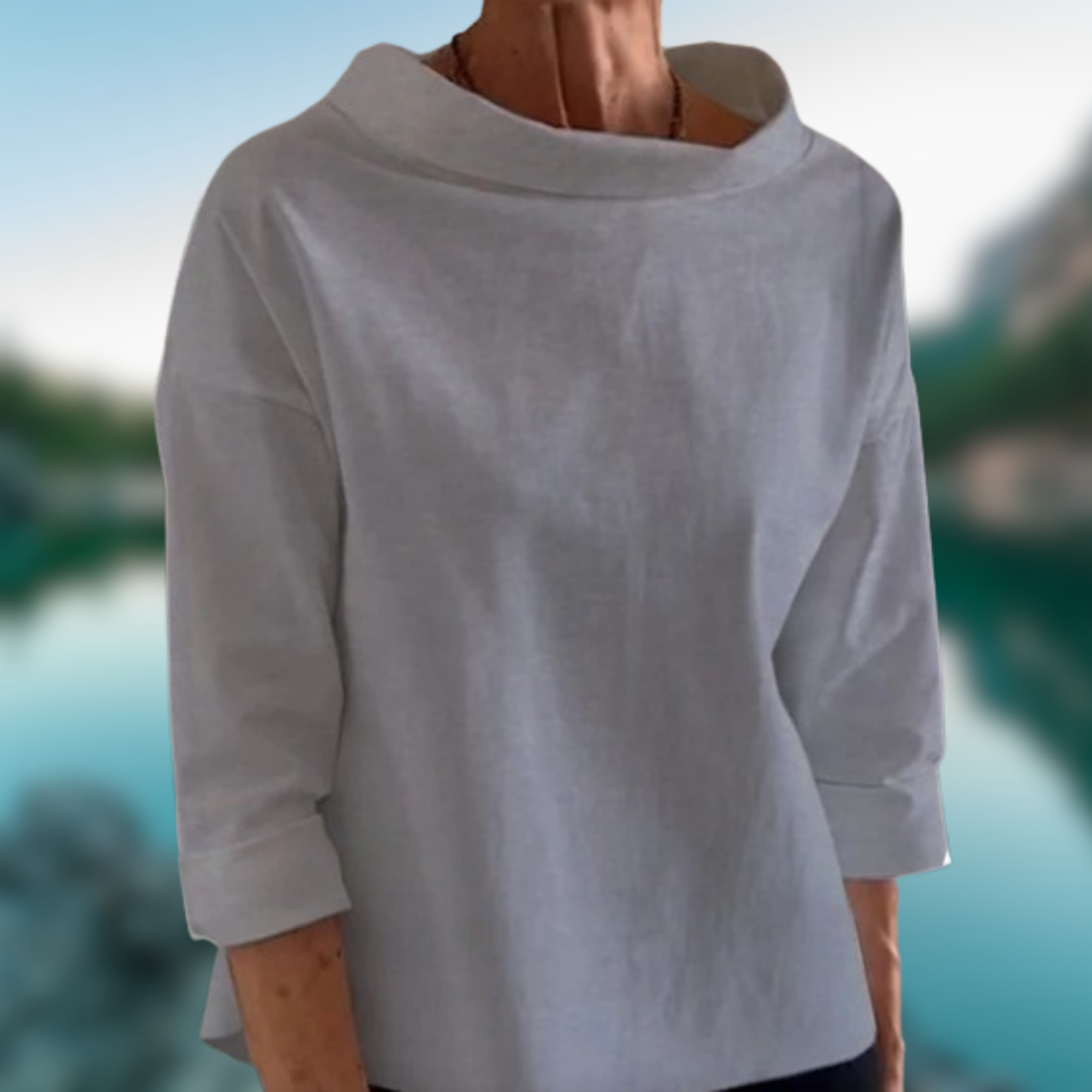 Miriam™ | Felpa casual con reverse