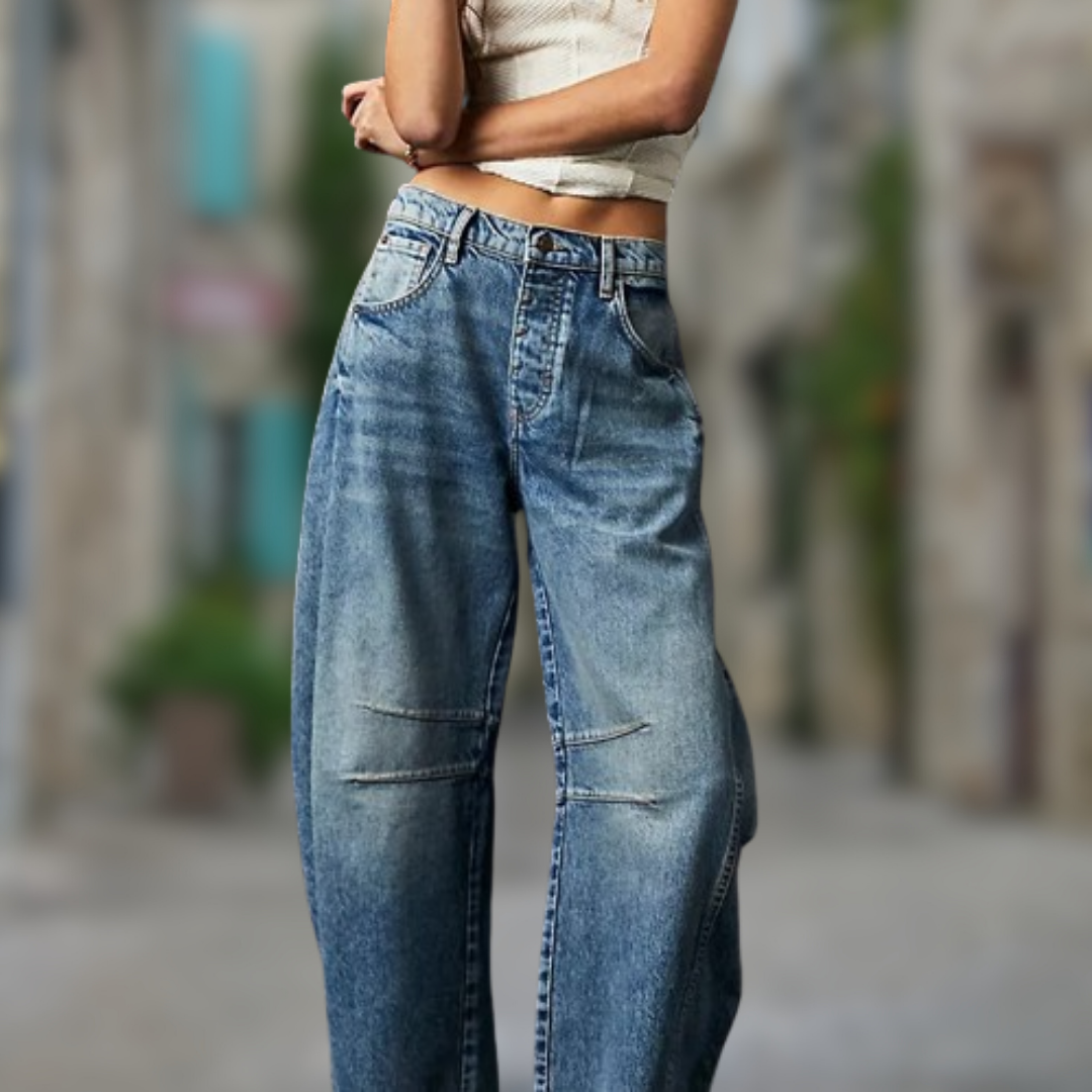 Olivia™ | Jeans da donna a gamba larga