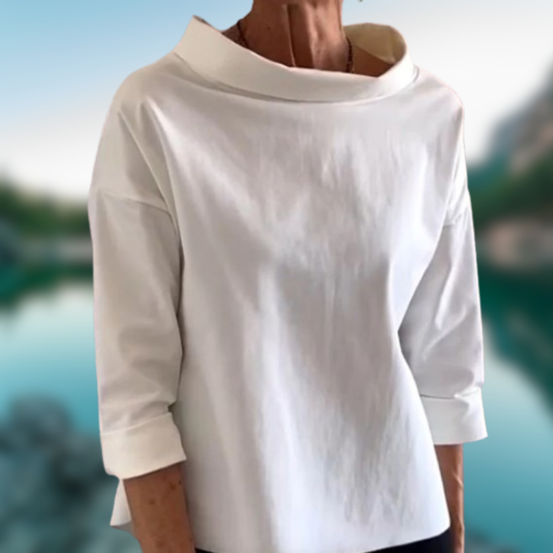 Miriam™ | Felpa casual con reverse