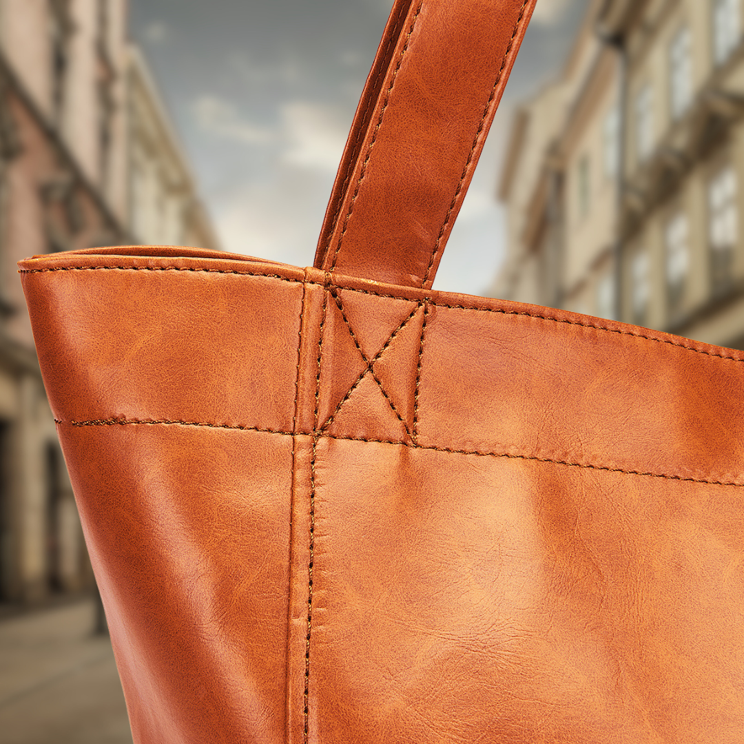 Sarah™ | Borsa da donna con effetto morbida pelle