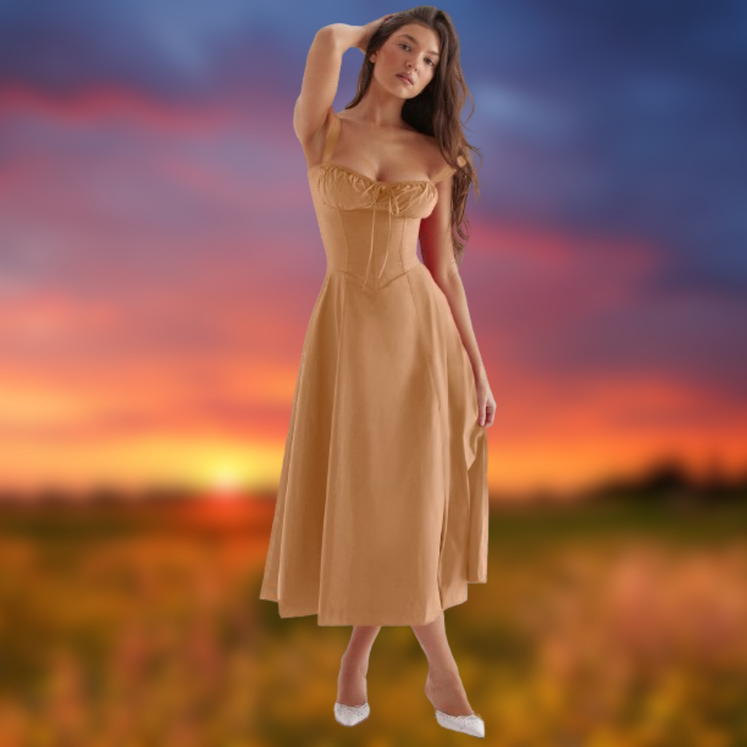 Carmen™ | Abito elegante da sera con spalline