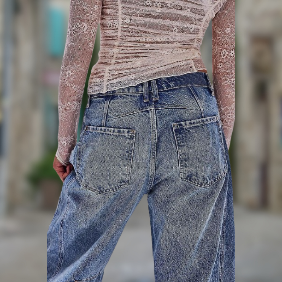 Olivia™ | Jeans da donna a gamba larga