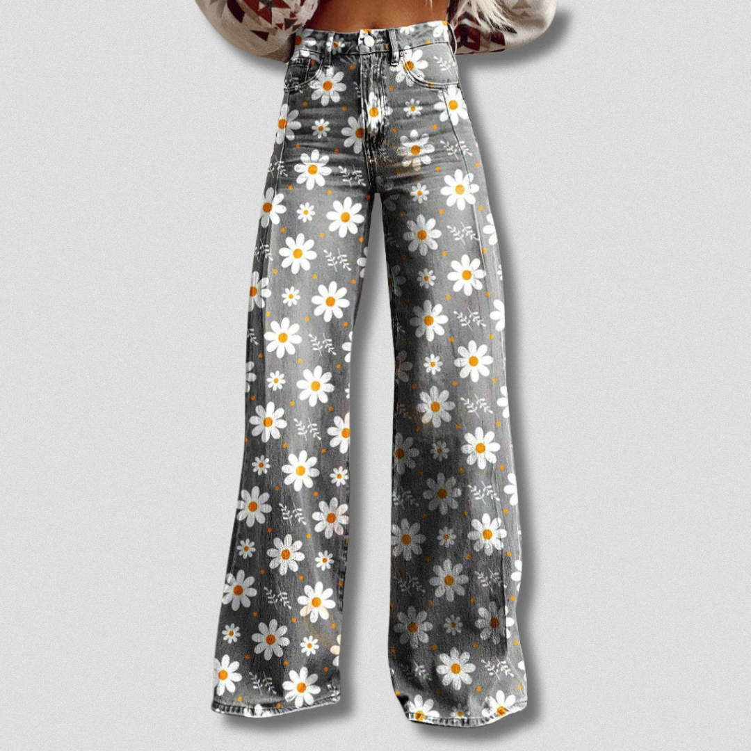 Antonia™ | Pantalone retrò a gamba larga (No denim)