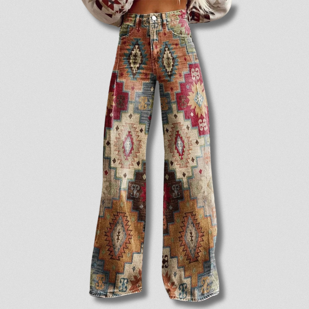 Antonia™ | Pantalone retrò a gamba larga (No denim)