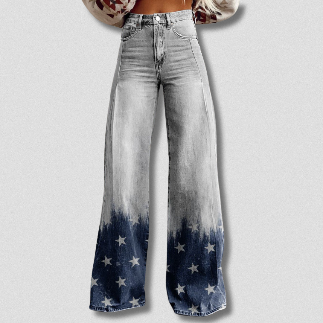 Antonia™ | Pantalone retrò a gamba larga (No denim)
