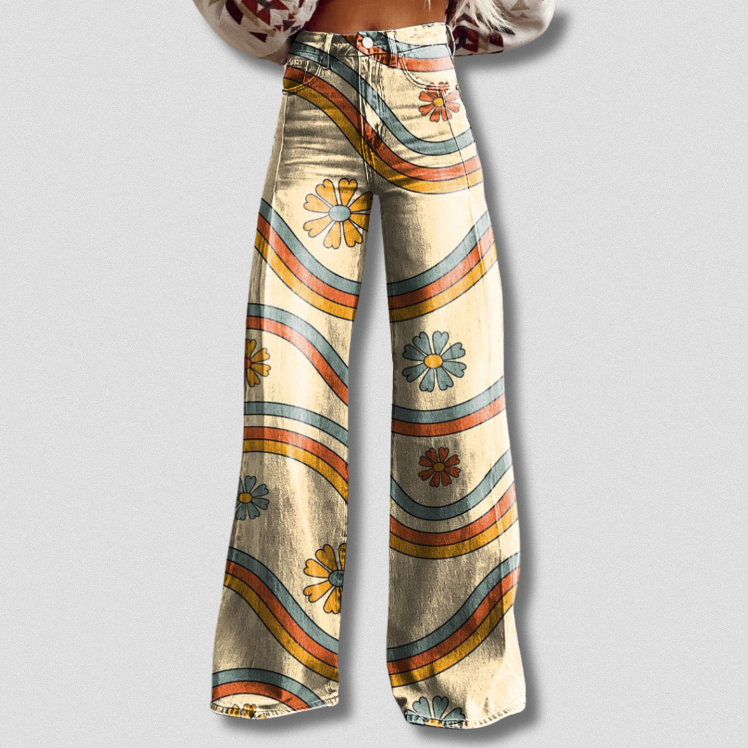 Antonia™ | Pantalone retrò a gamba larga (No denim)