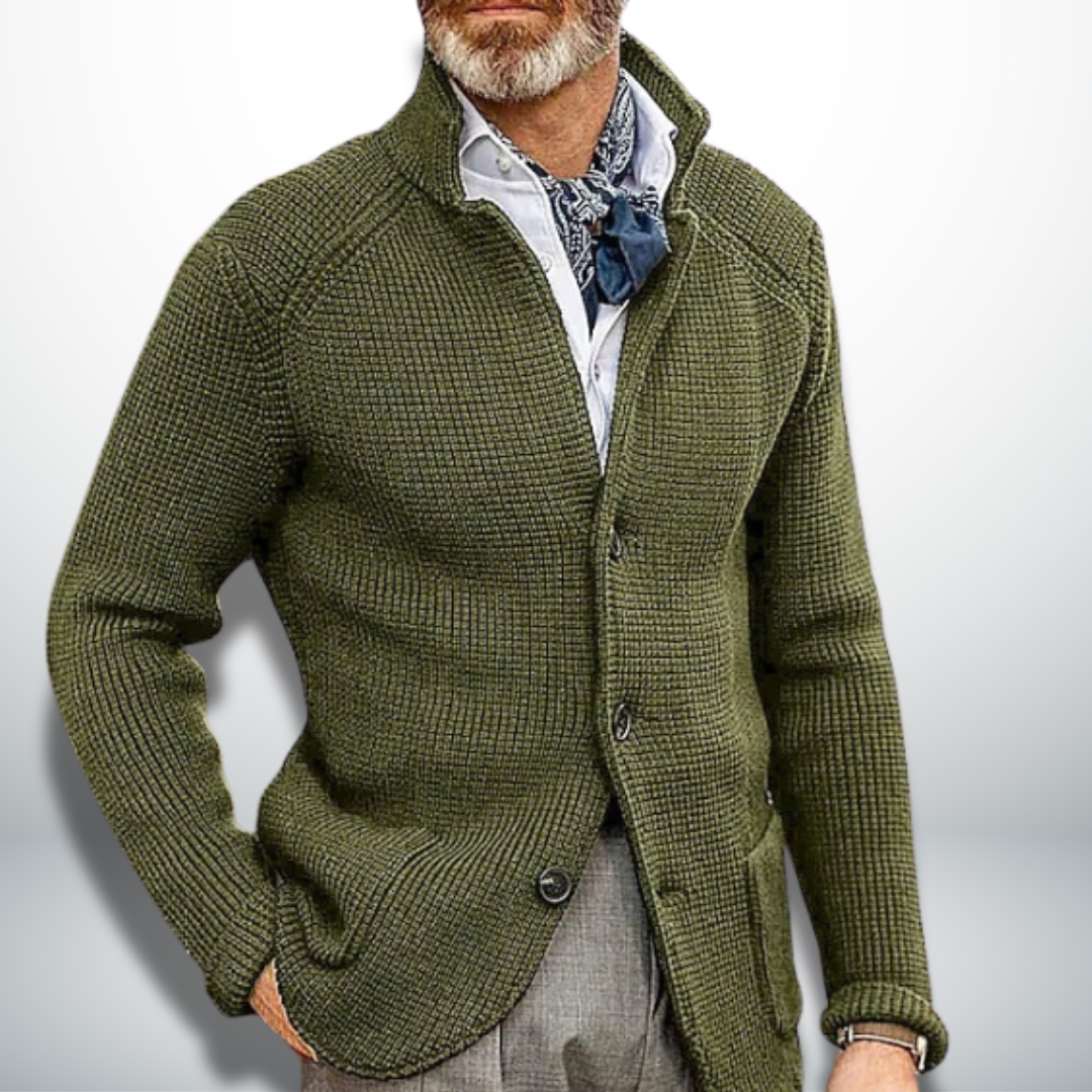 Tiberio™ | Cardigan da uomo morbido ed elegante